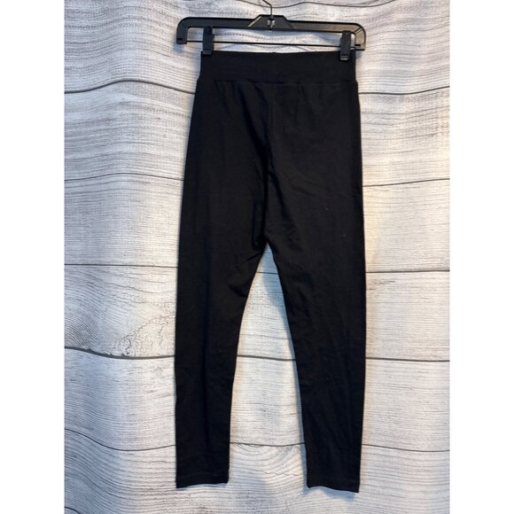 NWT Norma Kamali Black Leggings Size S - Picture 3 of 3